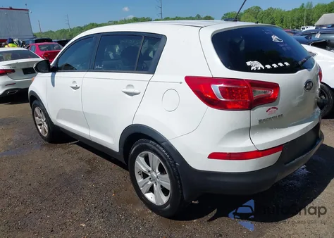 2012 Kia Sportage Lx from USA, damaged, VIN KNDPB3A20C7309554